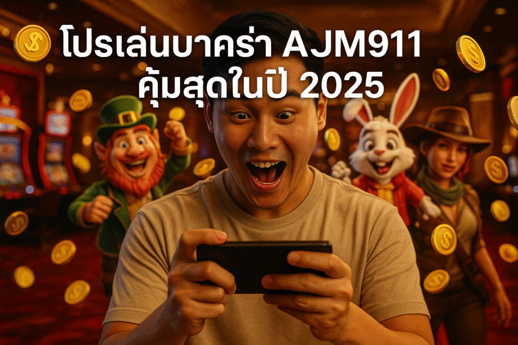 โปรเล่นบาคาร่า AJM911 คุ้มสุดในปี 2025