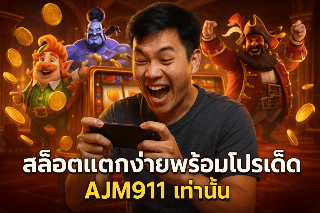สล็อตแตกง่ายพร้อมโปรเด็ด AJM911 เท่านั้น