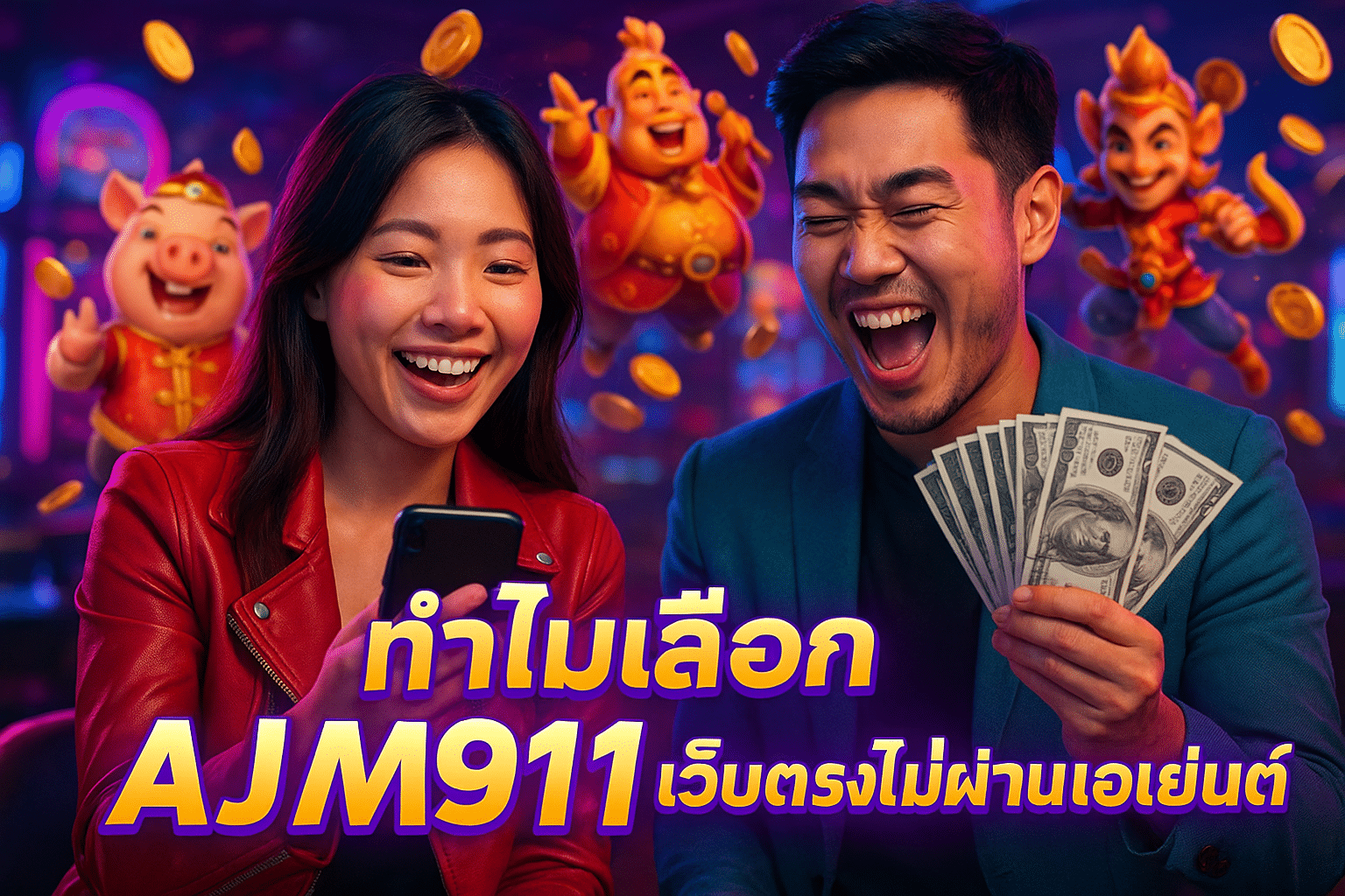 ทำไมเลือก AJM911 เว็บตรงไม่ผ่านเอเย่นต์