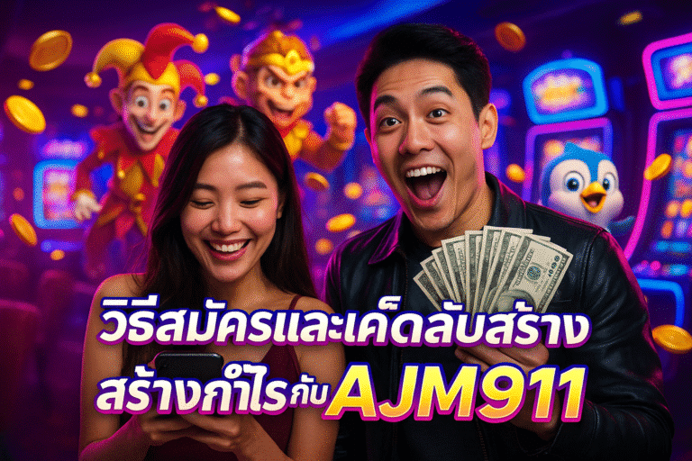 วิธีสมัครและเคล็ดลับสร้างกำไรกับ AJM911